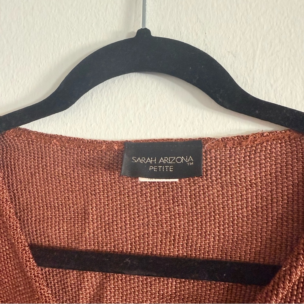 Rust Color Thick Knit Sweater - Picture 3 of 4